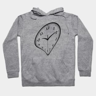 Wobbly clock Hoodie